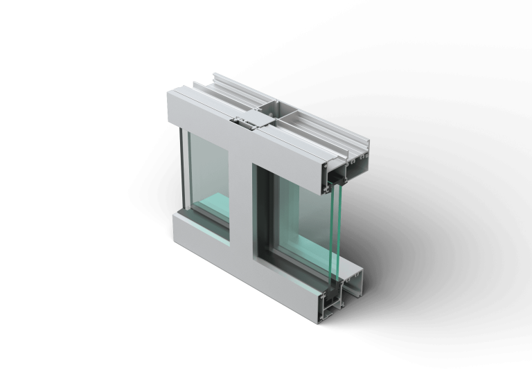 Inside Glazed Curtain Wall System