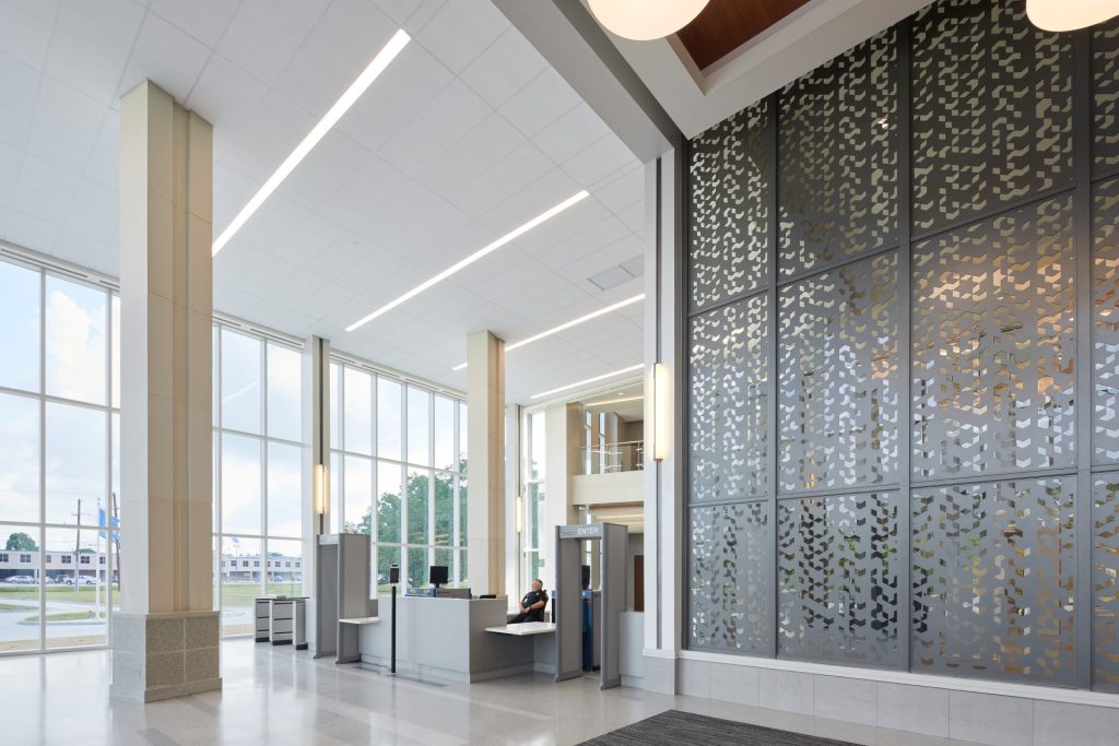 Ascension Parish Courthouse, Gonzales, Louisiana, Kawneer