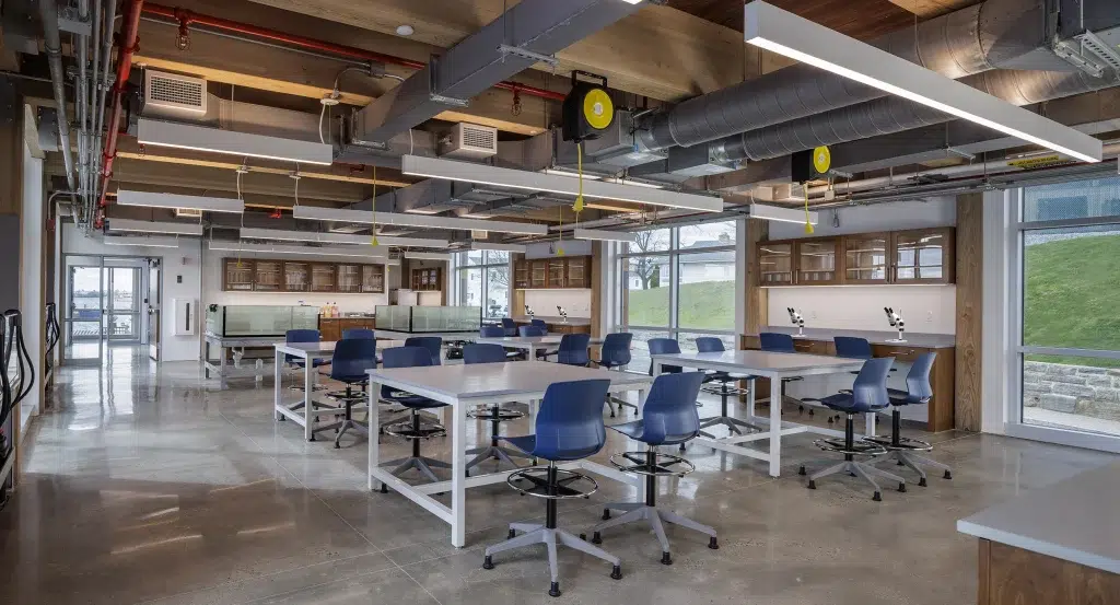 William Austen Marine Education and Seamanship Center is the highlight of new construction at Maritime College SUNY Kawneer