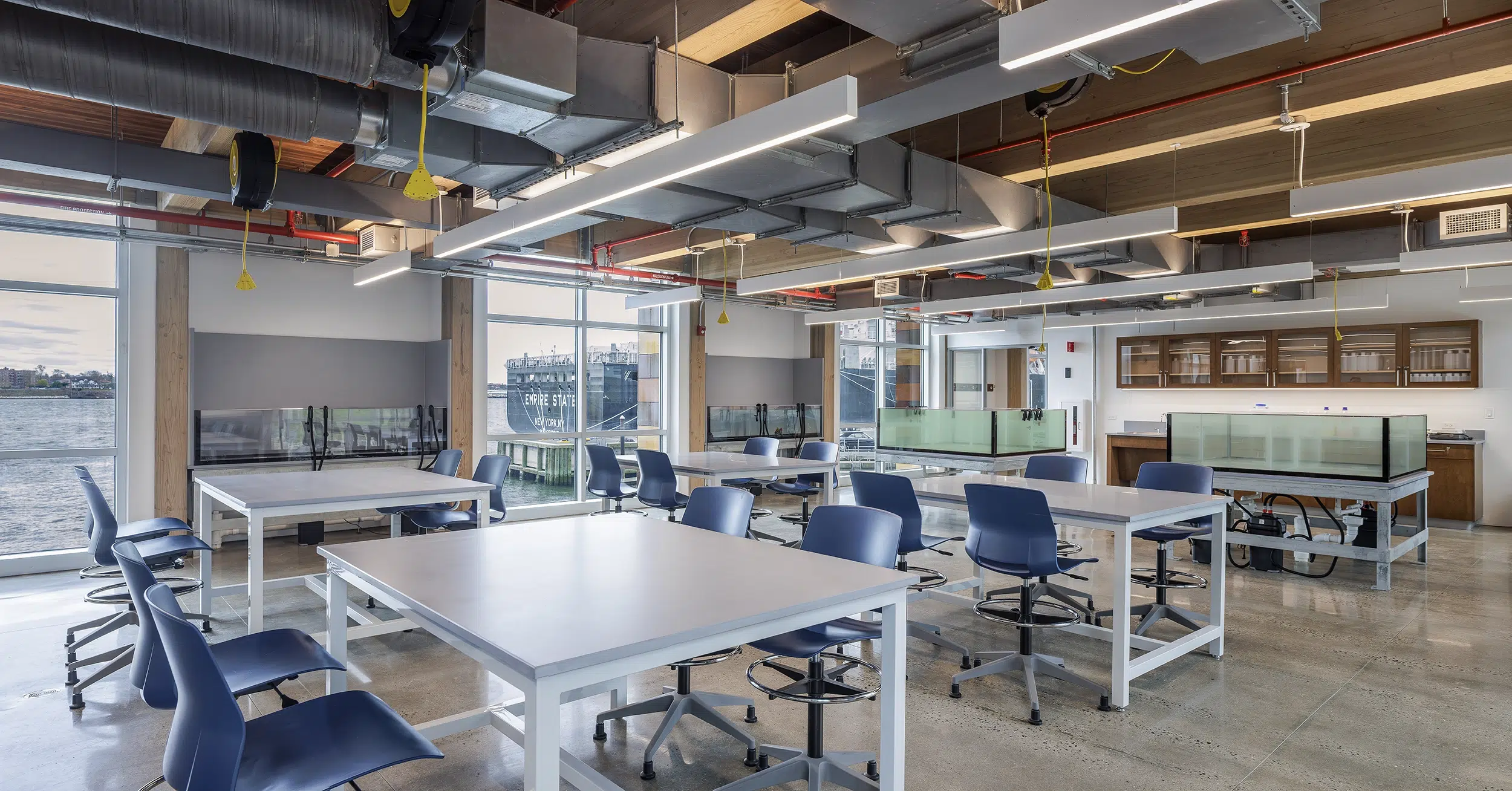 William Austen Marine Education and Seamanship Center is the highlight of new construction at Maritime College SUNY Kawneer