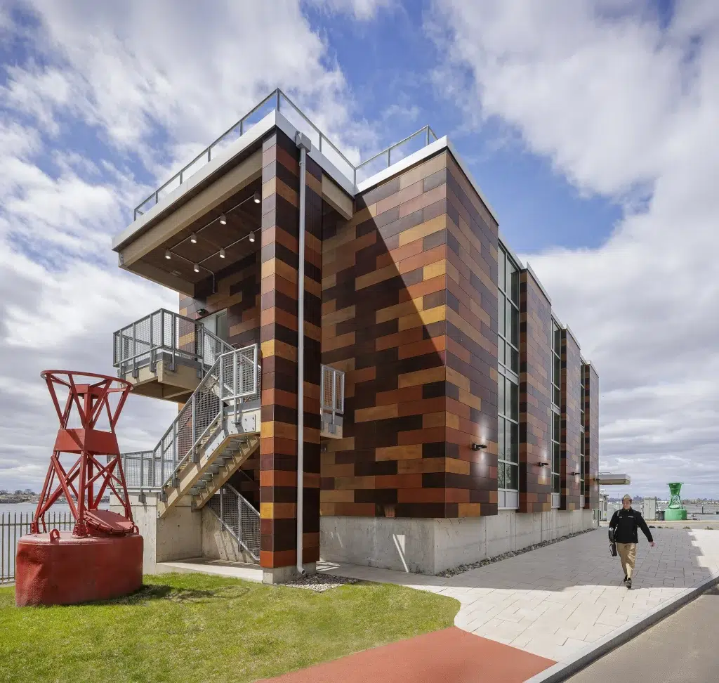 William Austen Marine Education and Seamanship Center is the highlight of new construction at Maritime College SUNY Kawneer