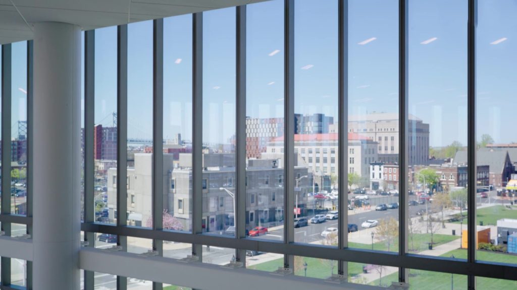 Rutgers University-Camden: Nursing and Science Building, Camden, New Jersey, Kawneer Curtain Wall ByDesign