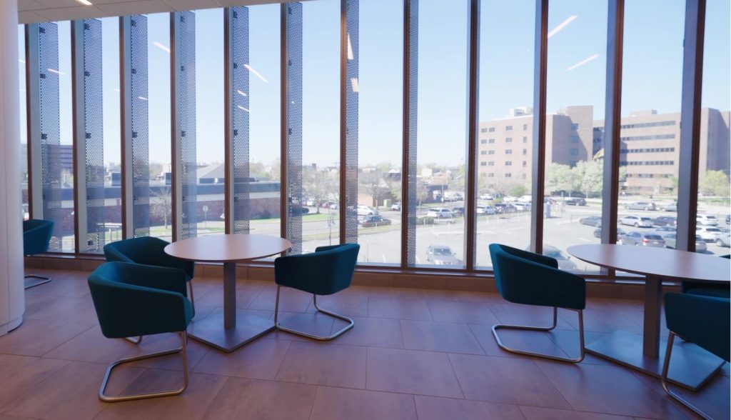 Rutgers University-Camden: Nursing and Science Building, Camden, New Jersey, Kawneer Curtain Wall ByDesign