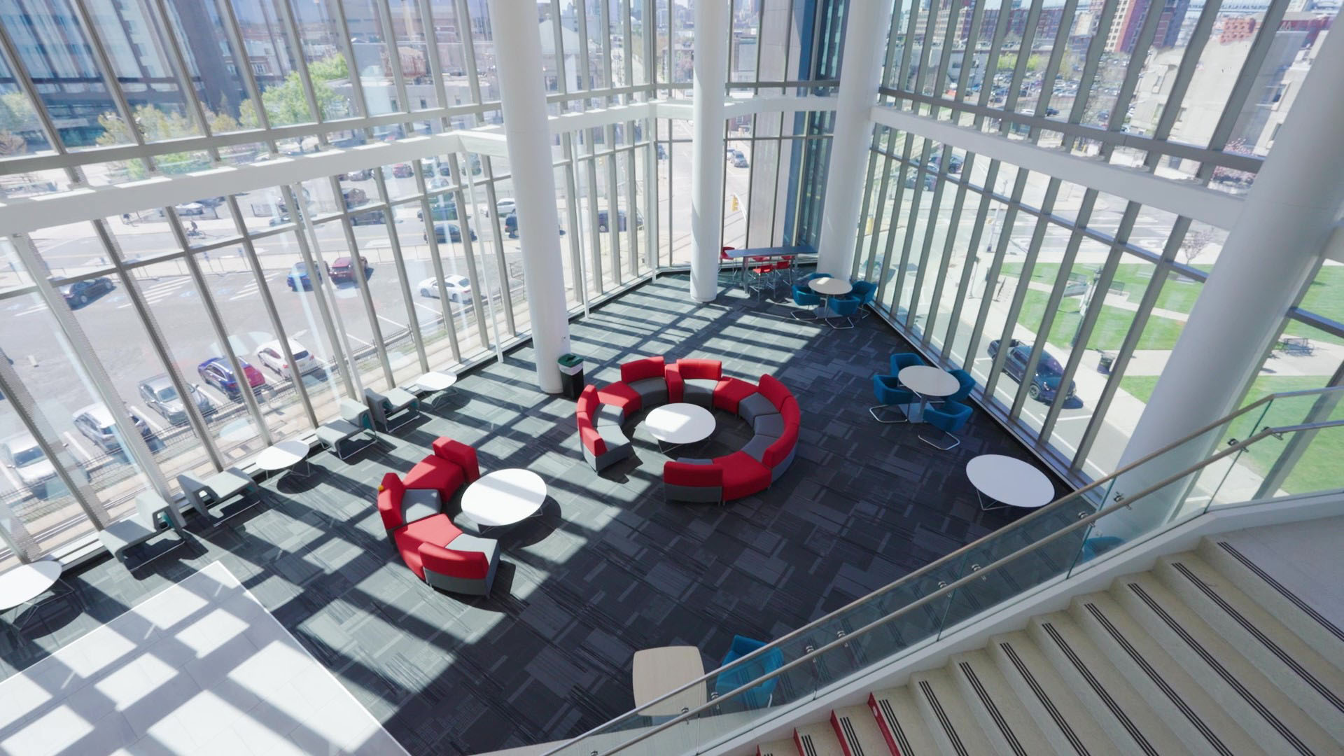 Rutgers University-Camden: Nursing and Science Building, Camden, New Jersey, Kawneer Curtain Wall ByDesign