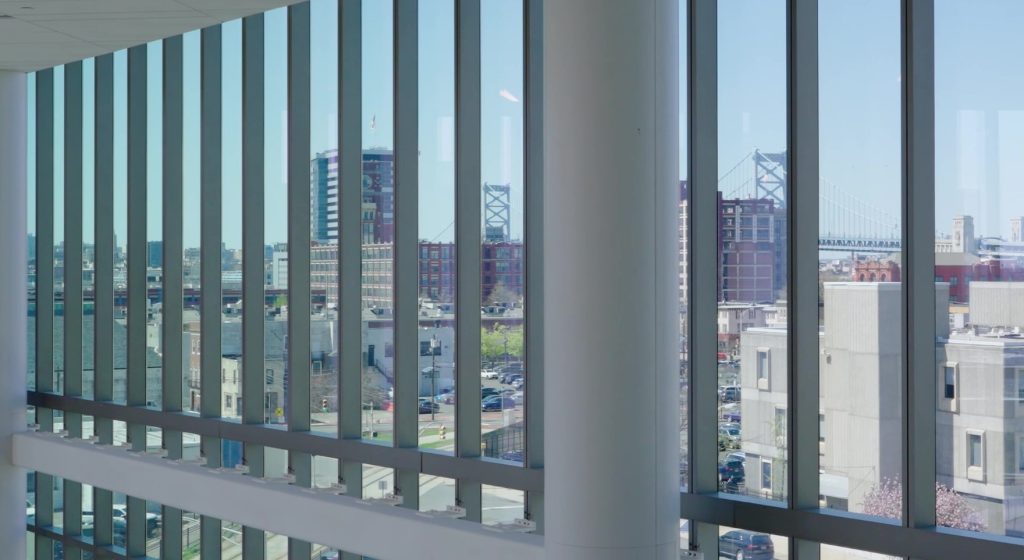 Rutgers University-Camden: Nursing and Science Building, Camden, New Jersey, Kawneer Curtain Wall ByDesign