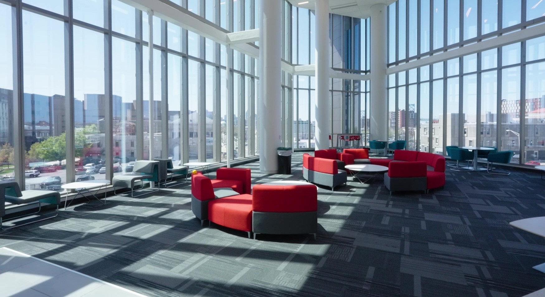 Rutgers University-Camden: Nursing and Science Building, Camden, New Jersey, Kawneer Curtain Wall ByDesign