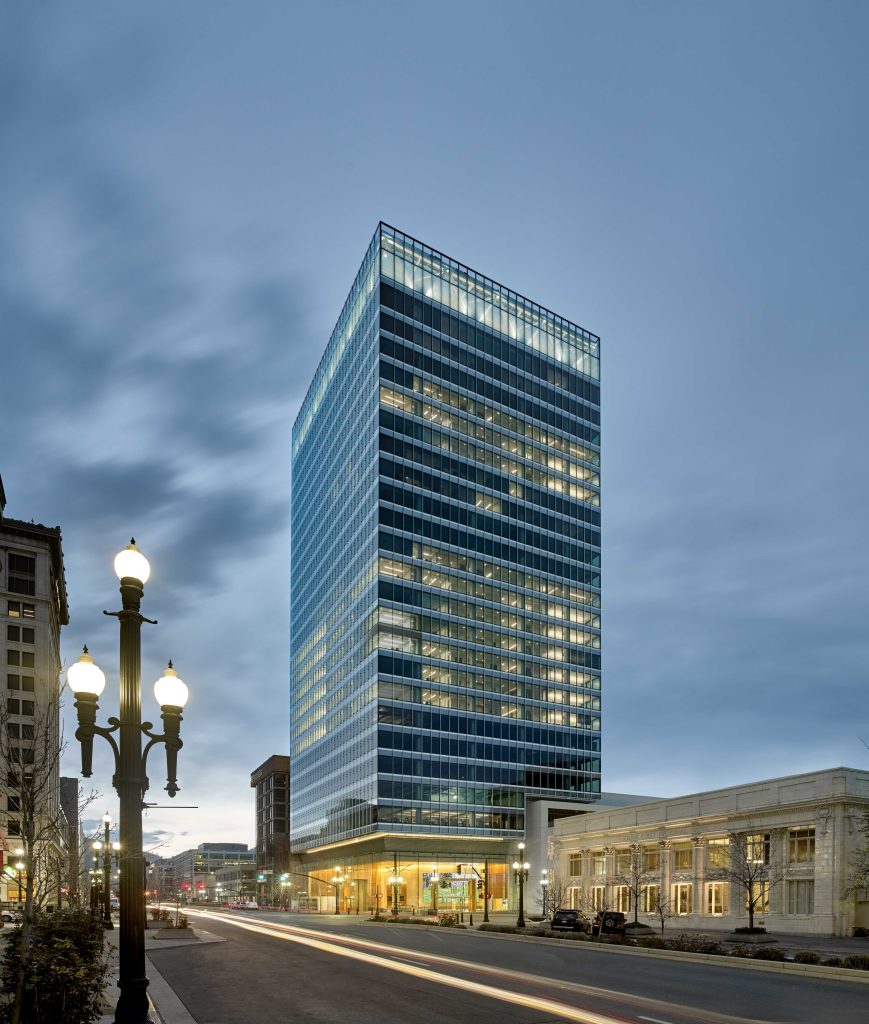 111 Main Salt Lake City Utah Kawneer Collaborative Unitized Curtain Wall